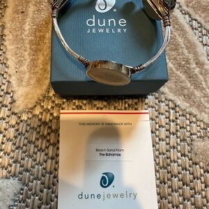 Silver Bracelet with real Beach Sand from The Bahamas